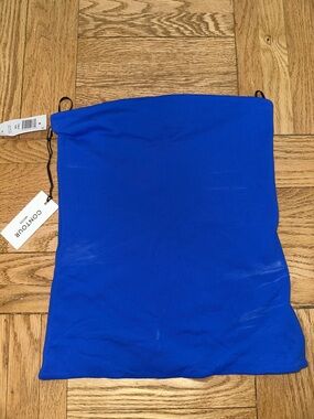 Contour by Aritzia Electric Blue Strapless Tube Top